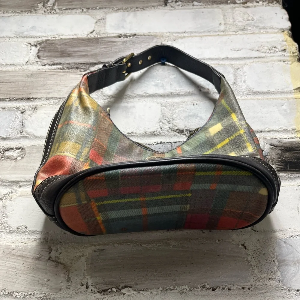 Vintage Plaid Dooney & Burke Bag - Picture 2 of 4